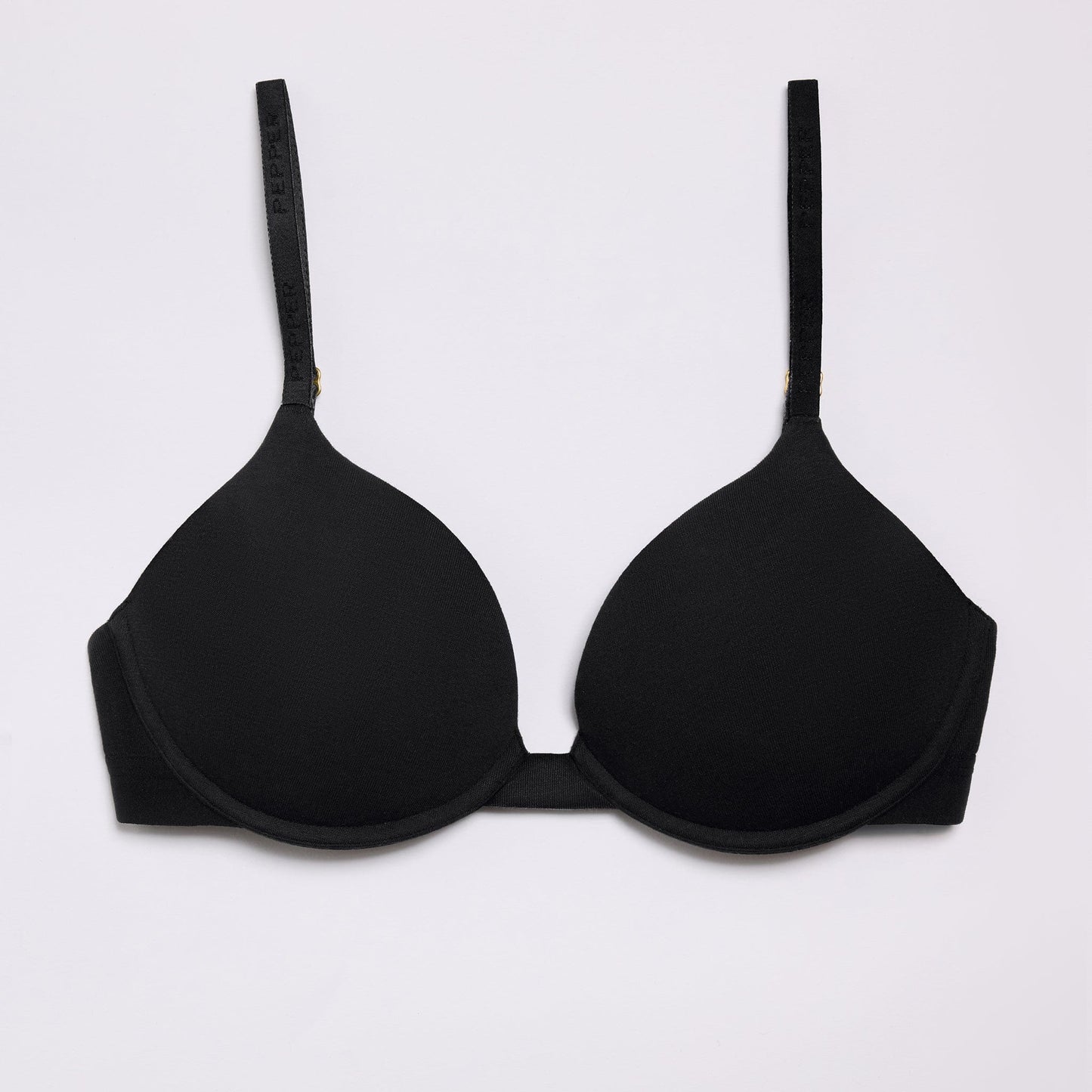 Supima® Cotton Support Bra Black