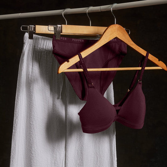 Cotton Lounge Pant Cloud Stripe