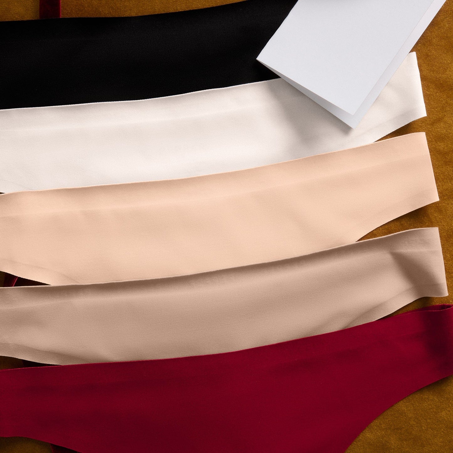 Simply Smooth No Show Thong Scarlet