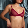 Signature Unlined Demi Bra Scarlet
