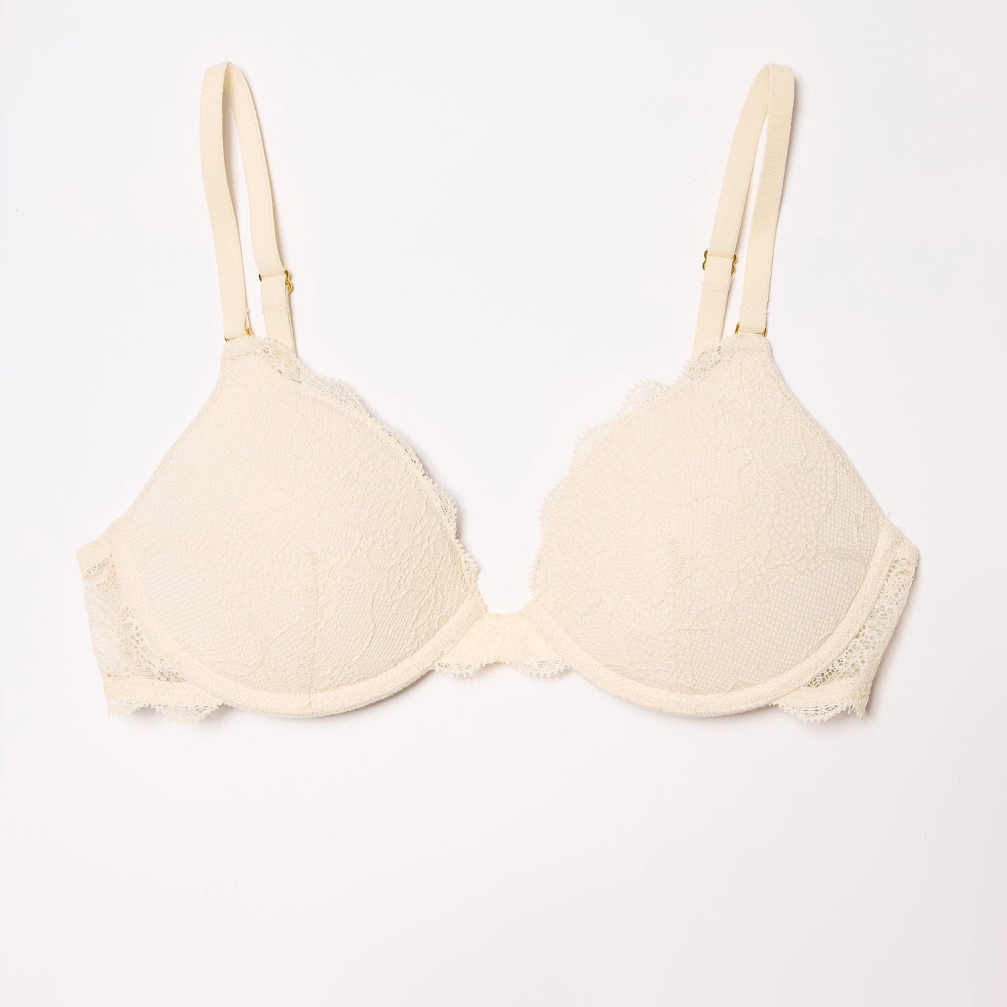 All Over Lace Support Bra Sand