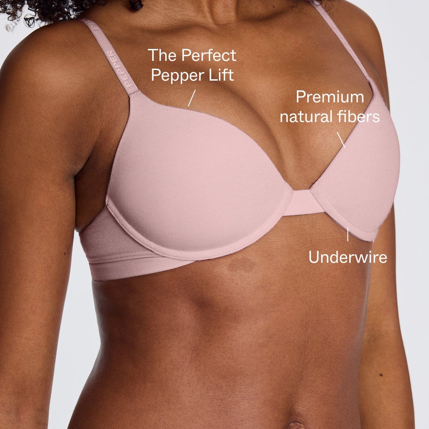 Supima® Cotton Support Bra Ballet