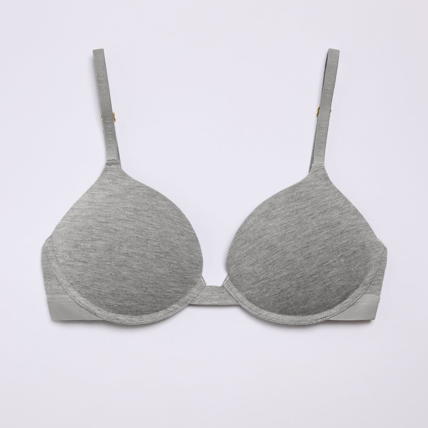 Supima® Cotton Support Bra Heather Grey