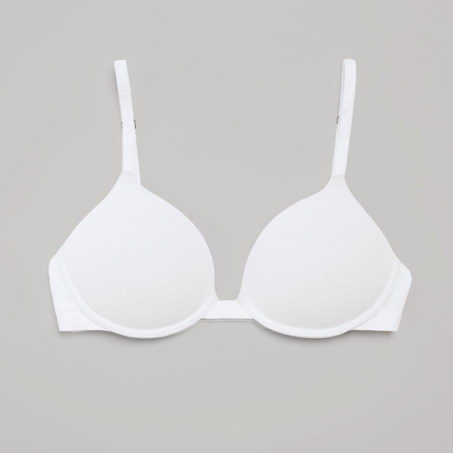 Supima® Cotton Support Bra White