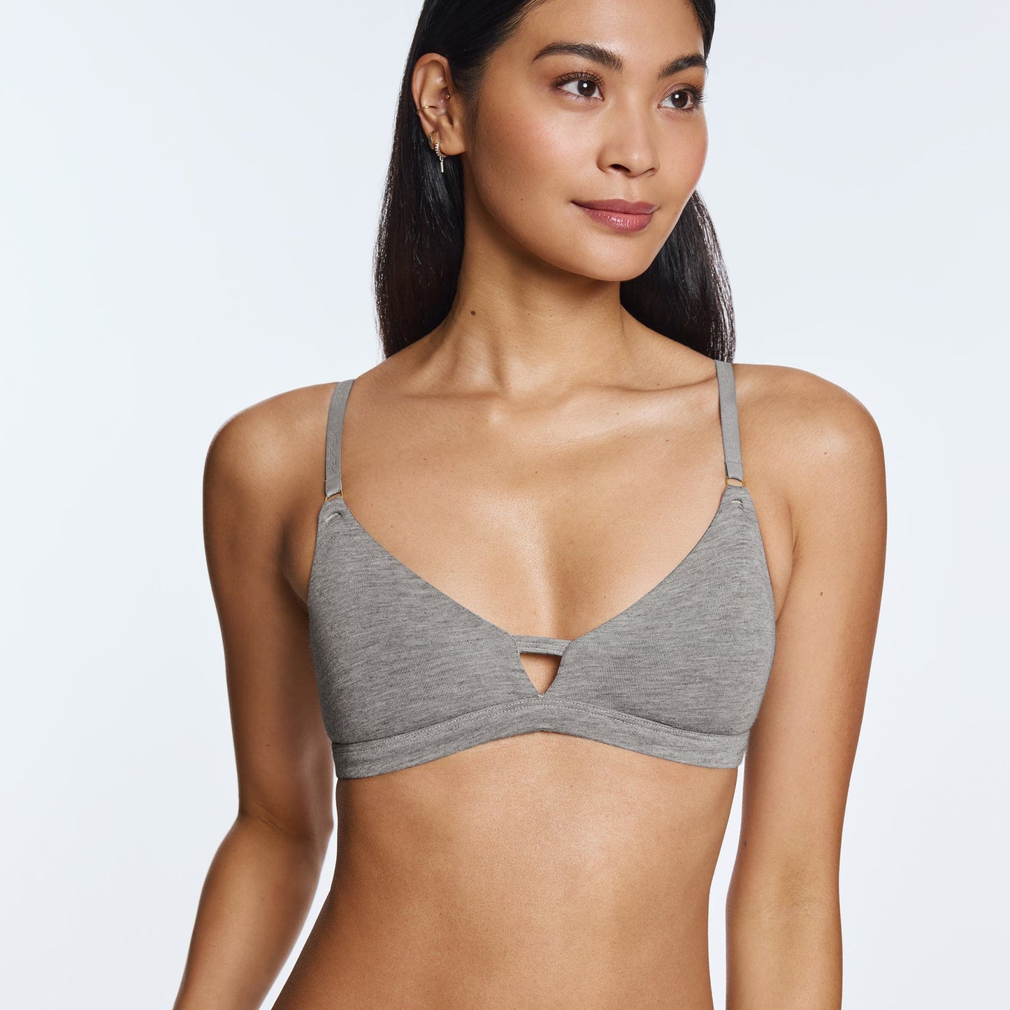 Supima® Cotton Without wires Bra Heather Grey