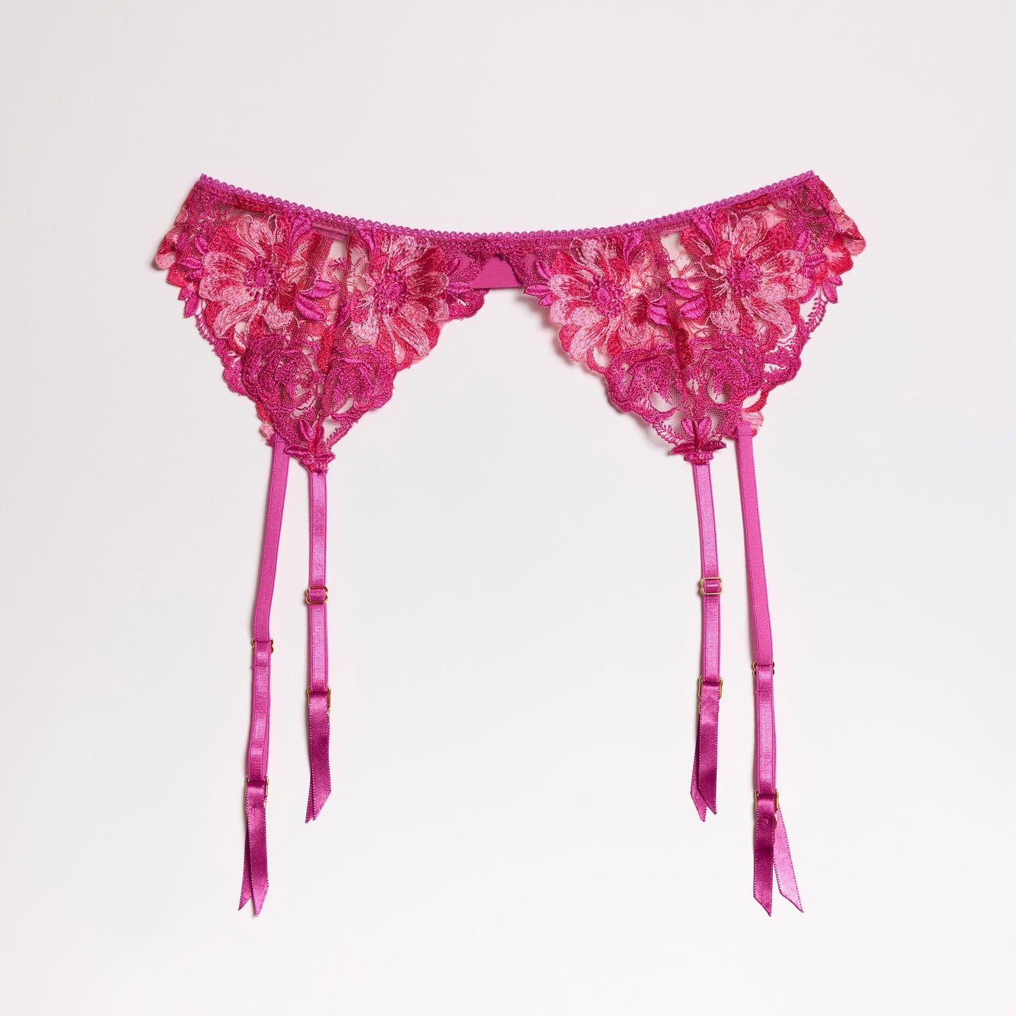 Embroidery Garter Belt Le Fleur