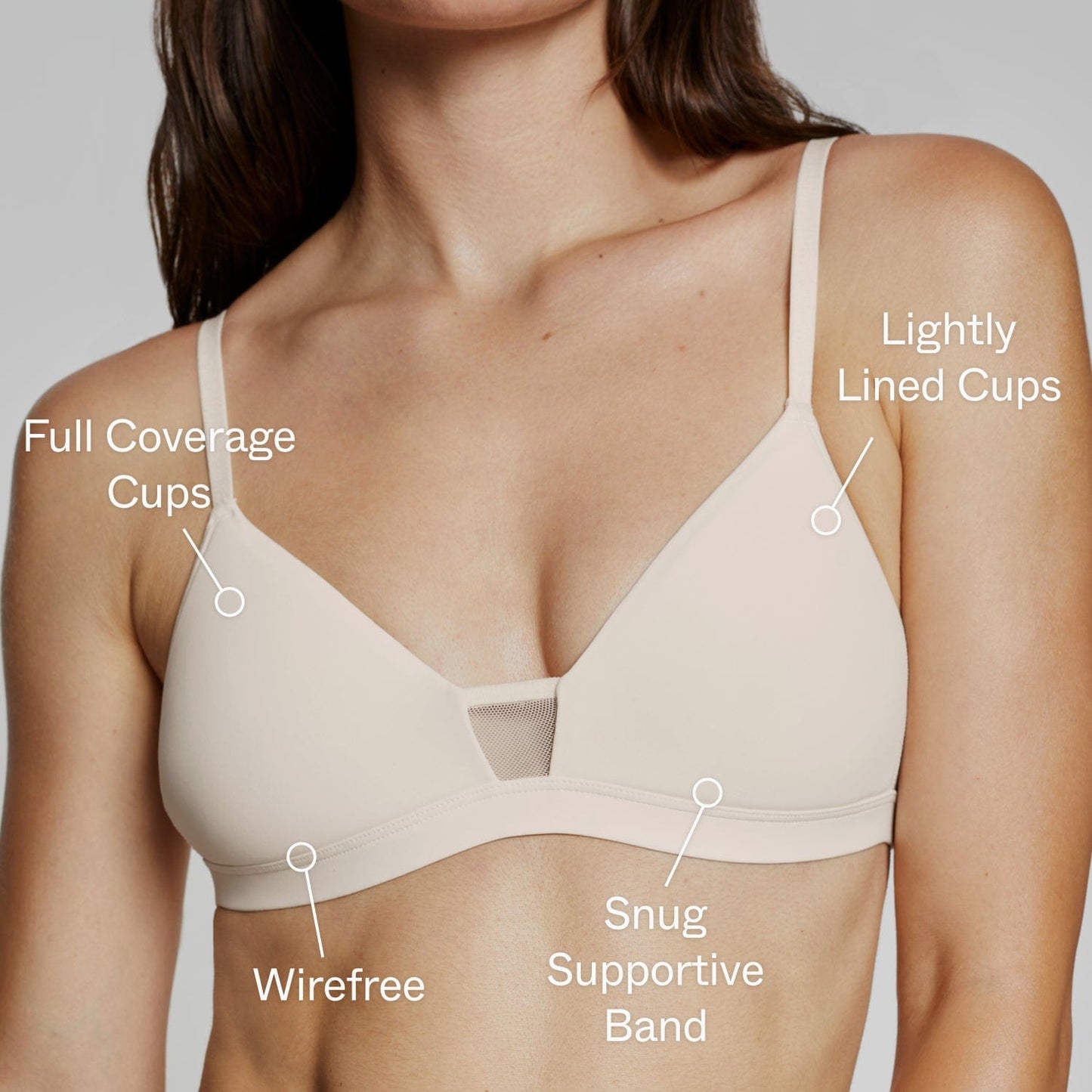 FeelGood Without wires T-Shirt Bra Fawn