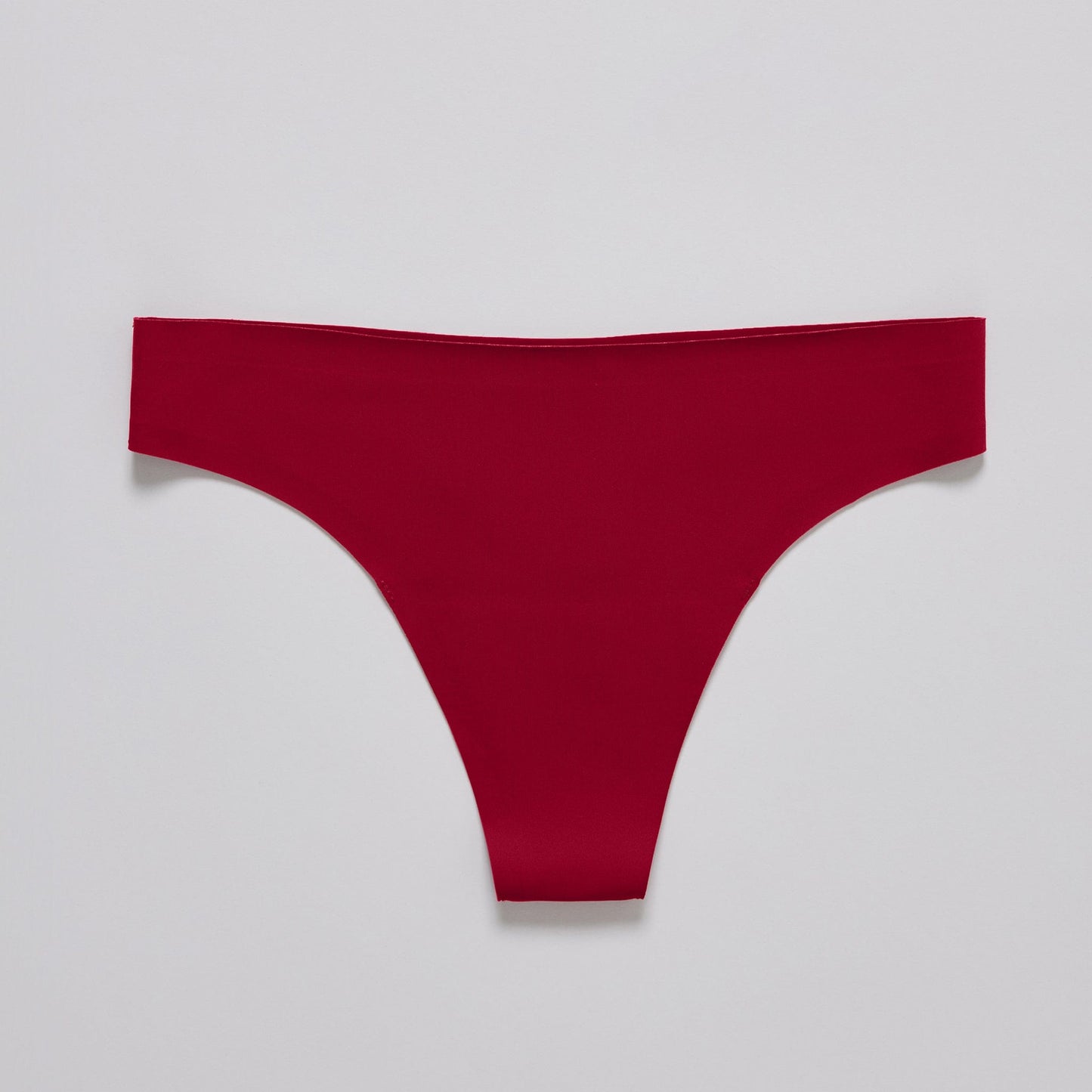 Simply Smooth No Show Thong Scarlet
