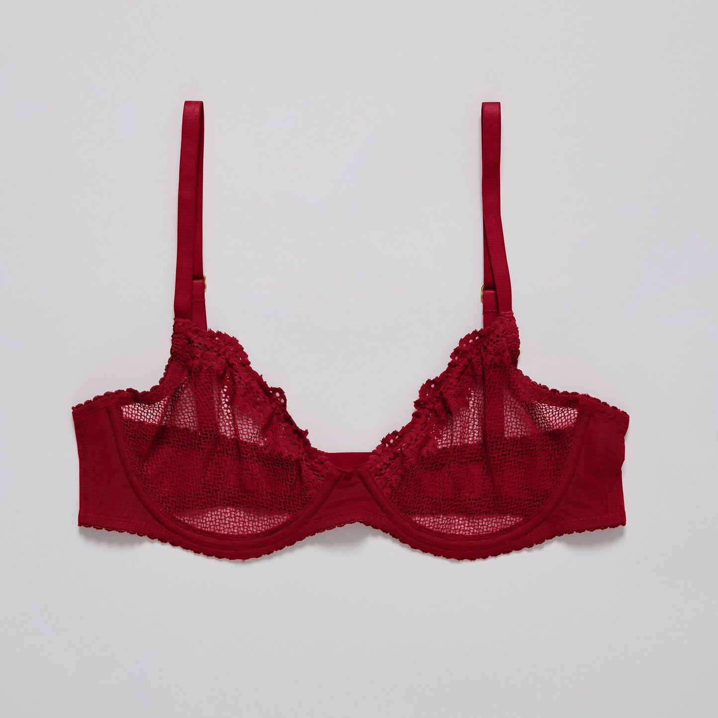 Signature Unlined Demi Bra Scarlet