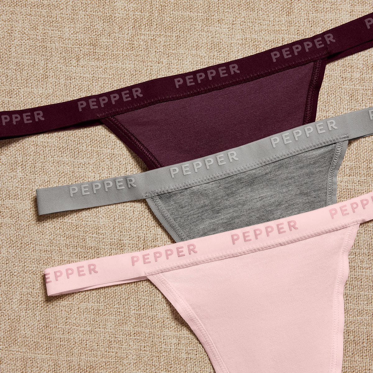 Supima® Cotton String Thong Fig