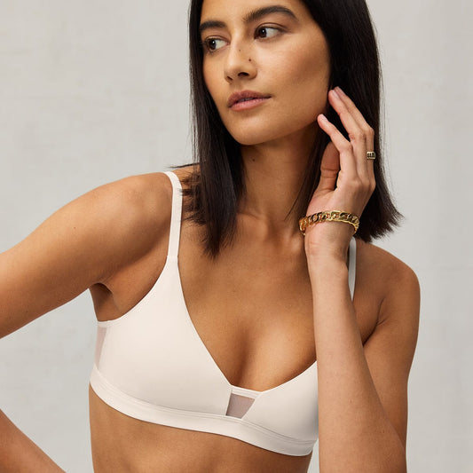 Limitless Without wires Scoop Bra Ecru