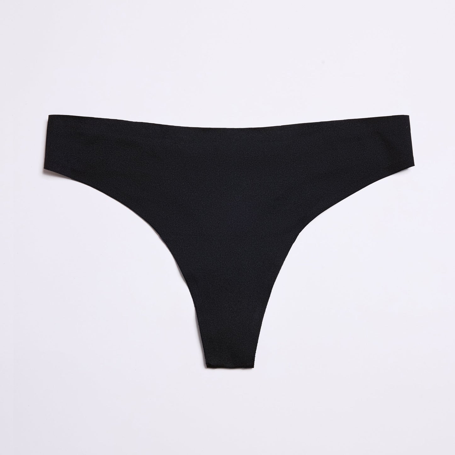 Simply Smooth No Show Thong Black