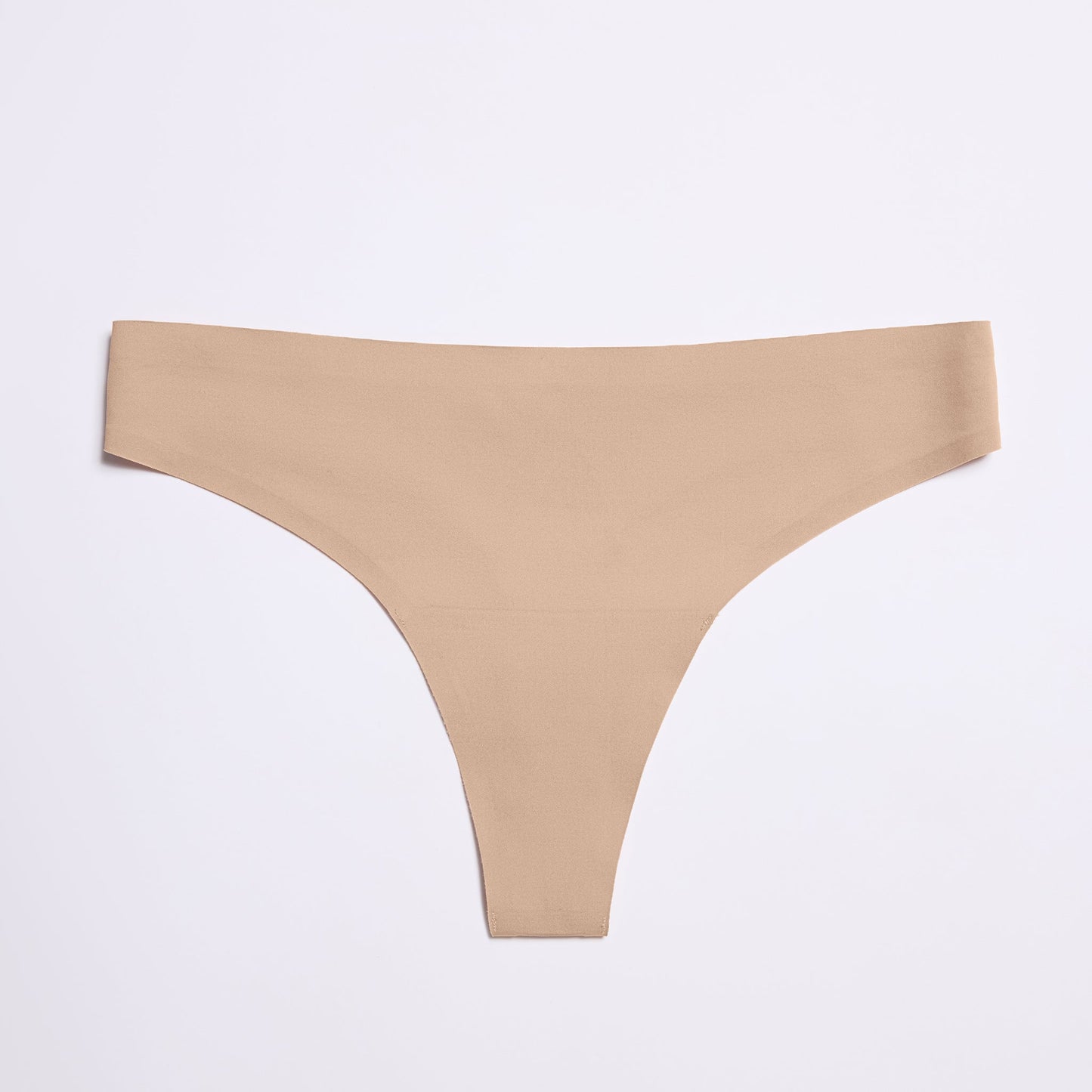 Simply Smooth No Show Thong Fawn