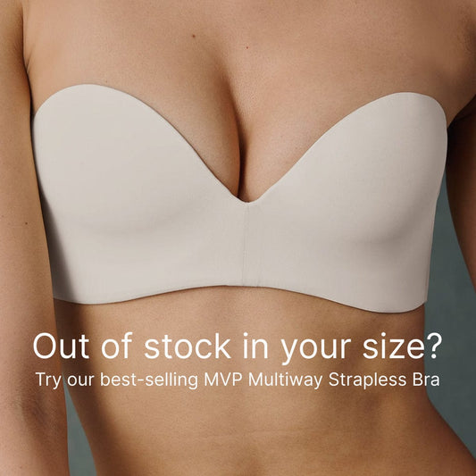 Boost Support Strapless Bra Black