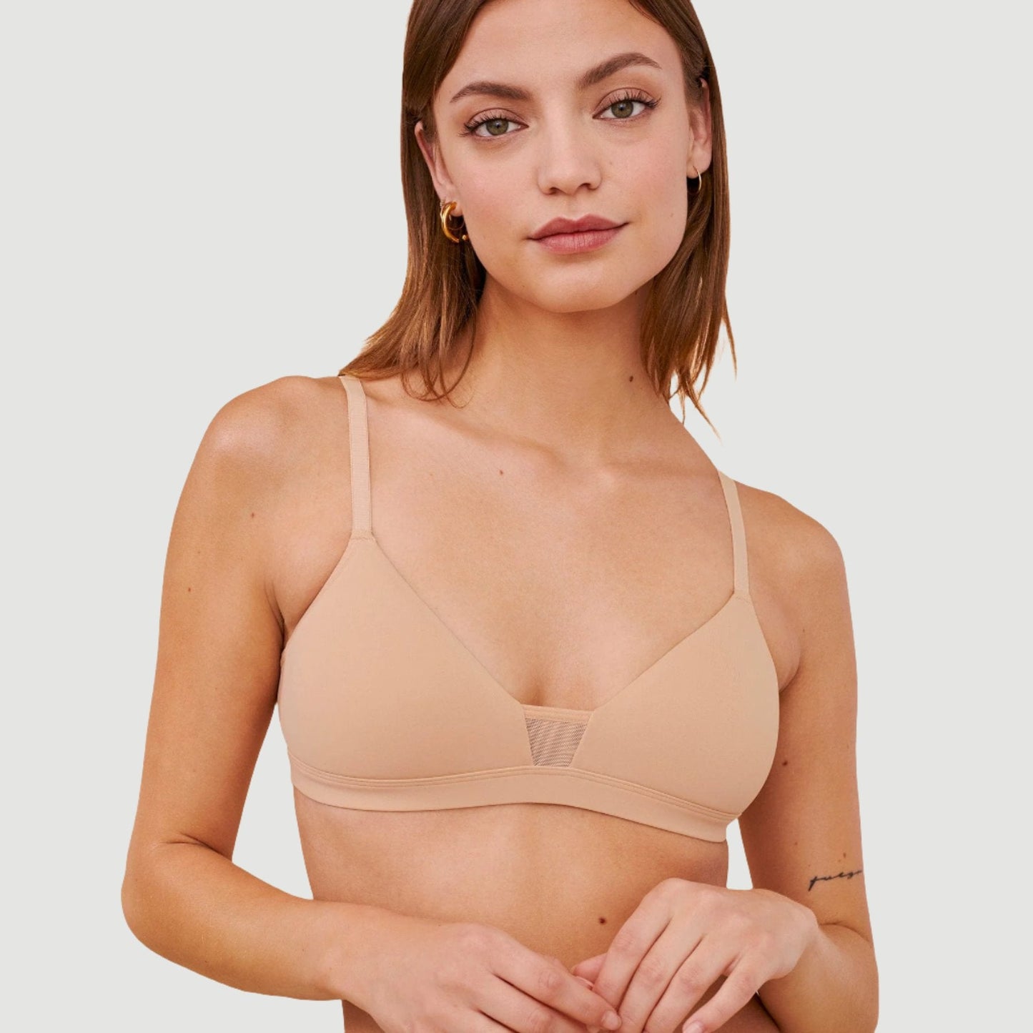 FeelGood Without wires T-Shirt Bra Beige