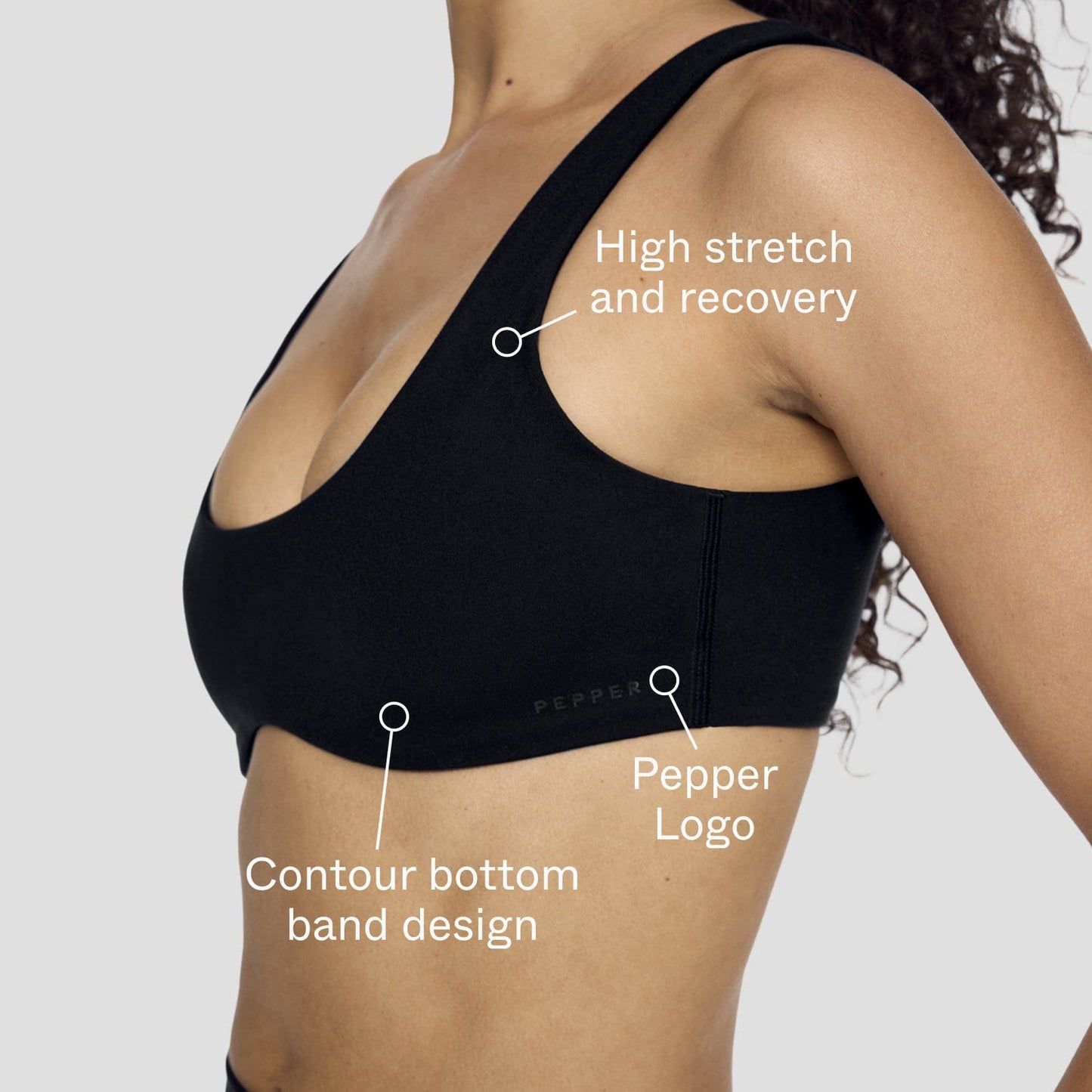 Sculpting Contour Bra Black