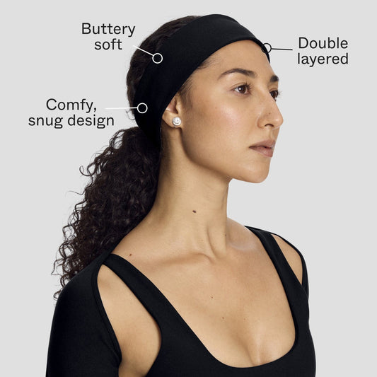 Sculpting Headband Black