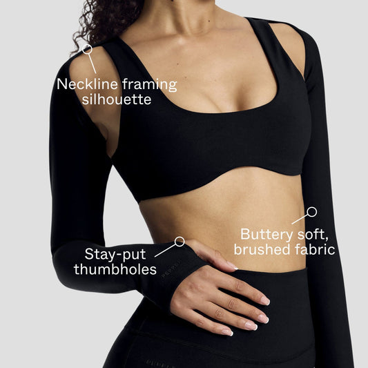 Sculpting Shrug Black