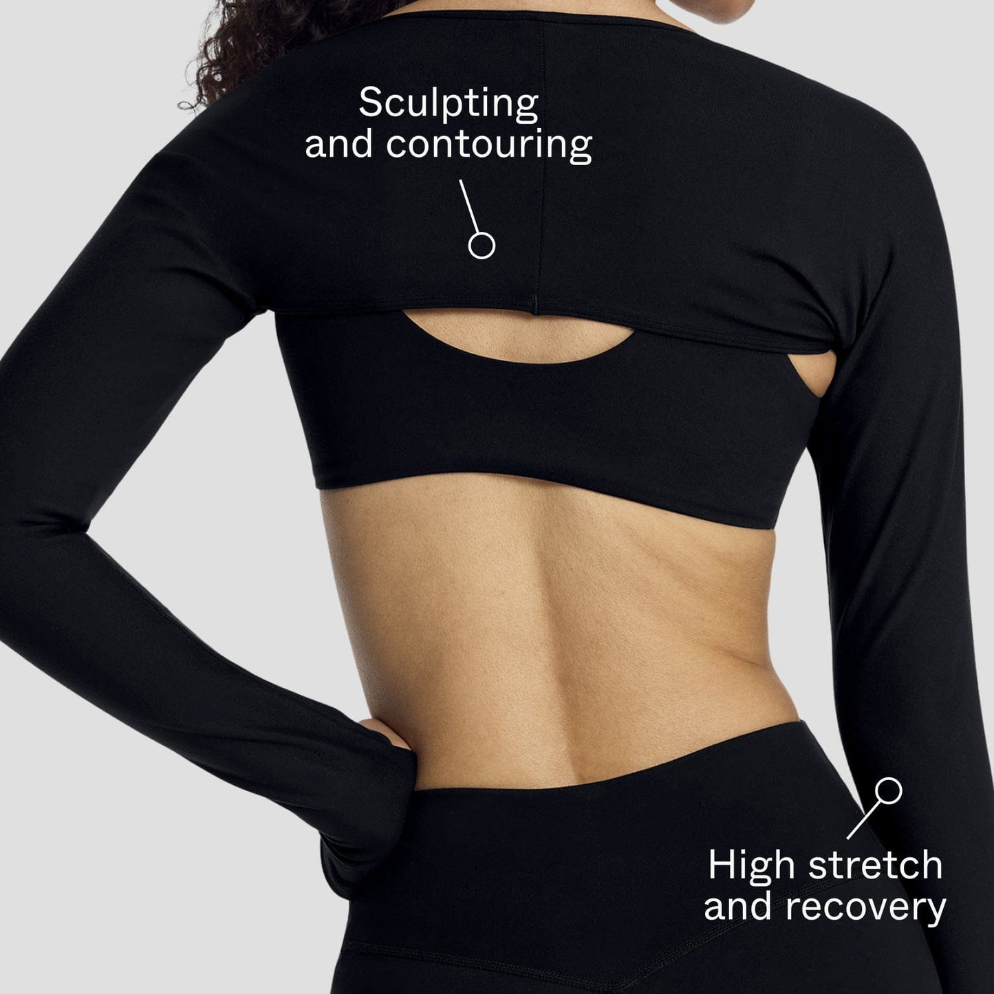 Sculpting Shrug Black