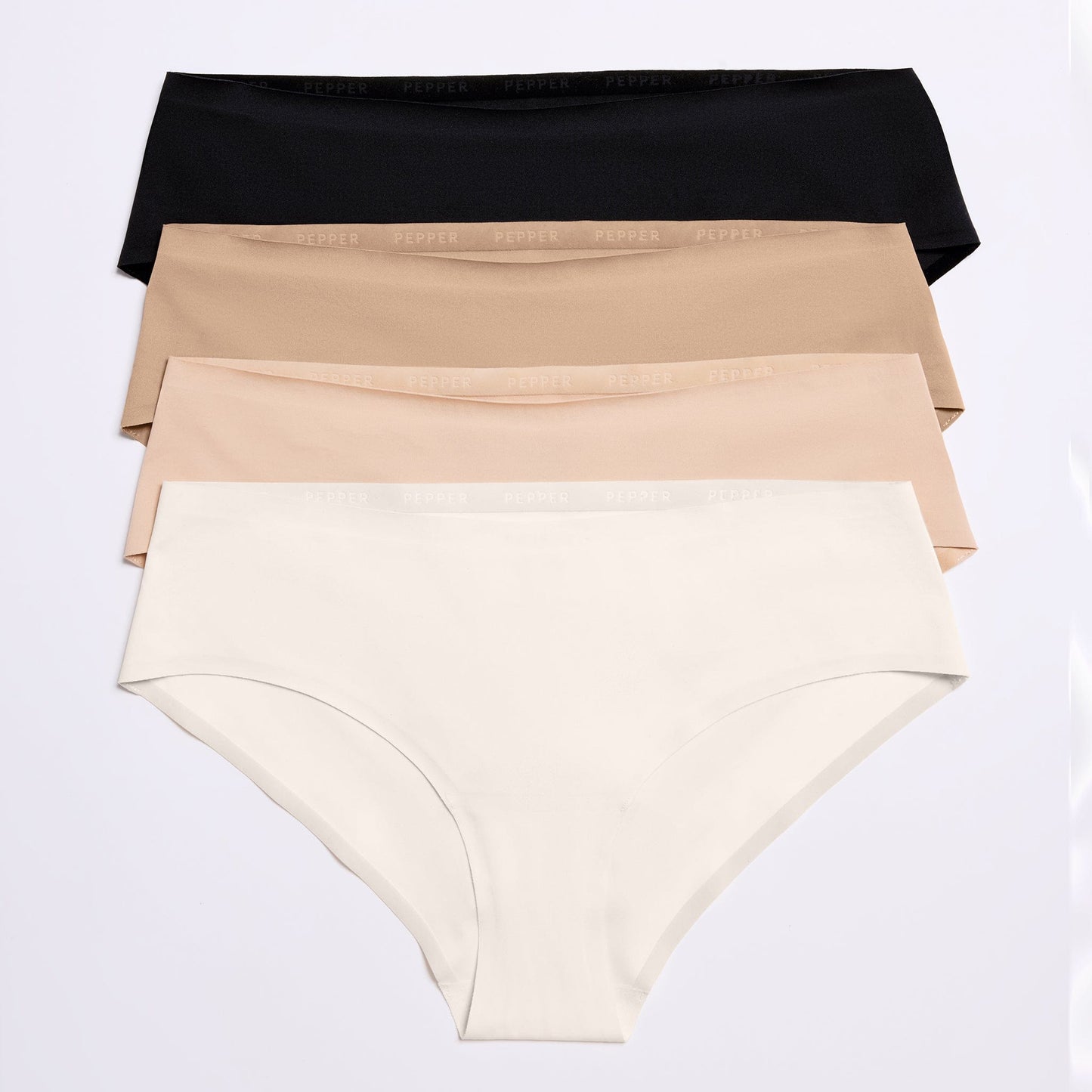 Simply Smooth No Show Hiphugger Beige