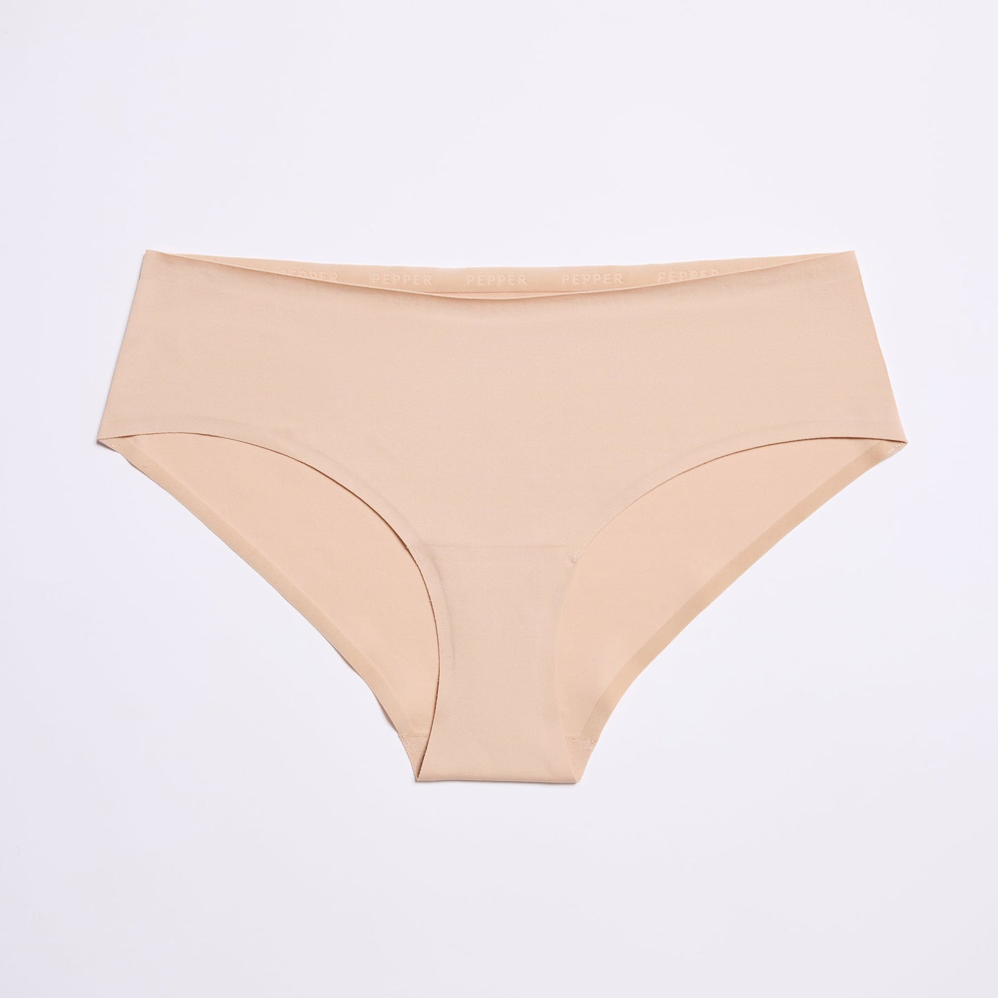 Simply Smooth No Show Hiphugger Beige