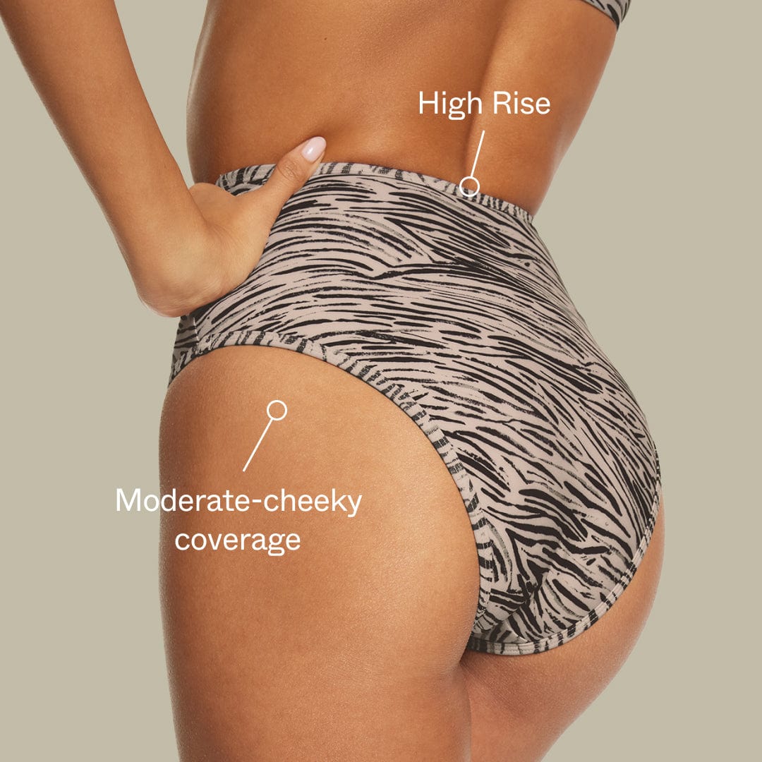 High Waisted Bikini Bottom Smooth Bungalow