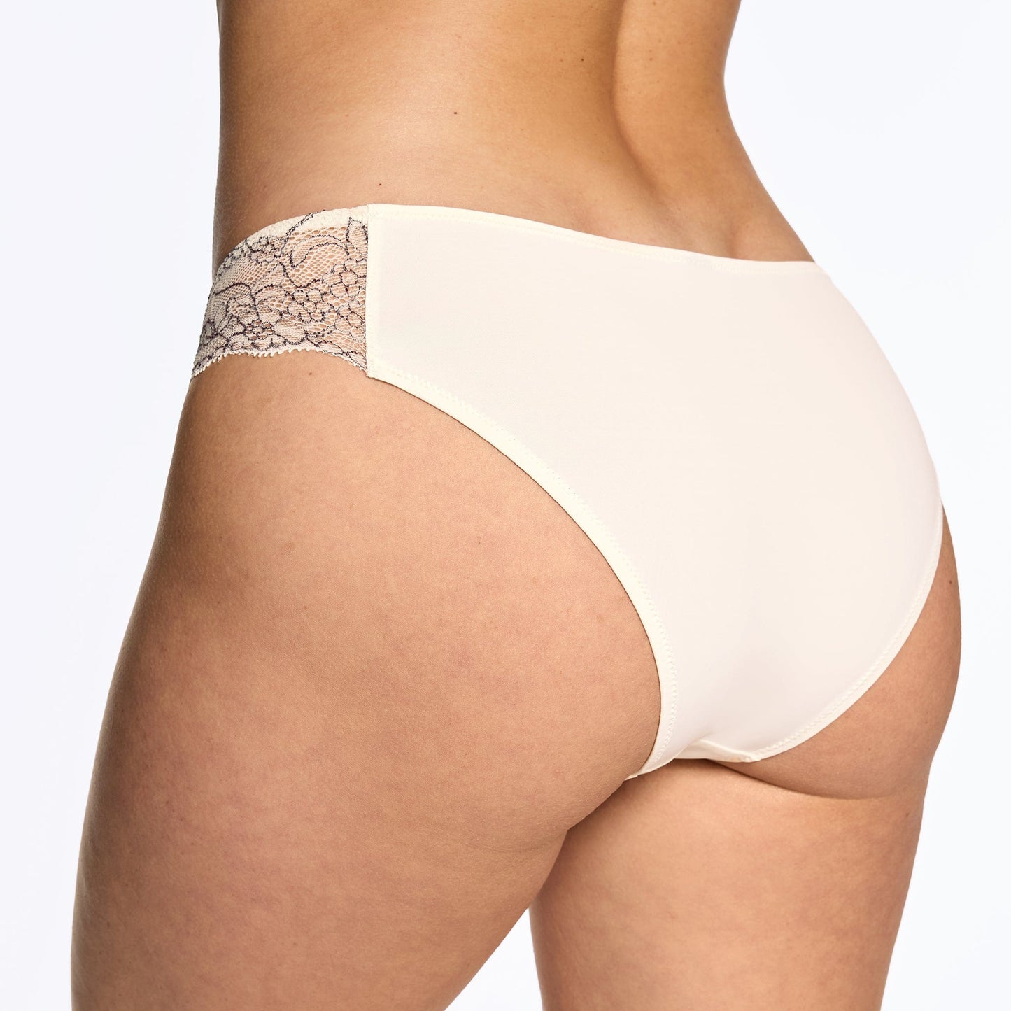 Smooth Lace Bikini Ecru Two-Tone