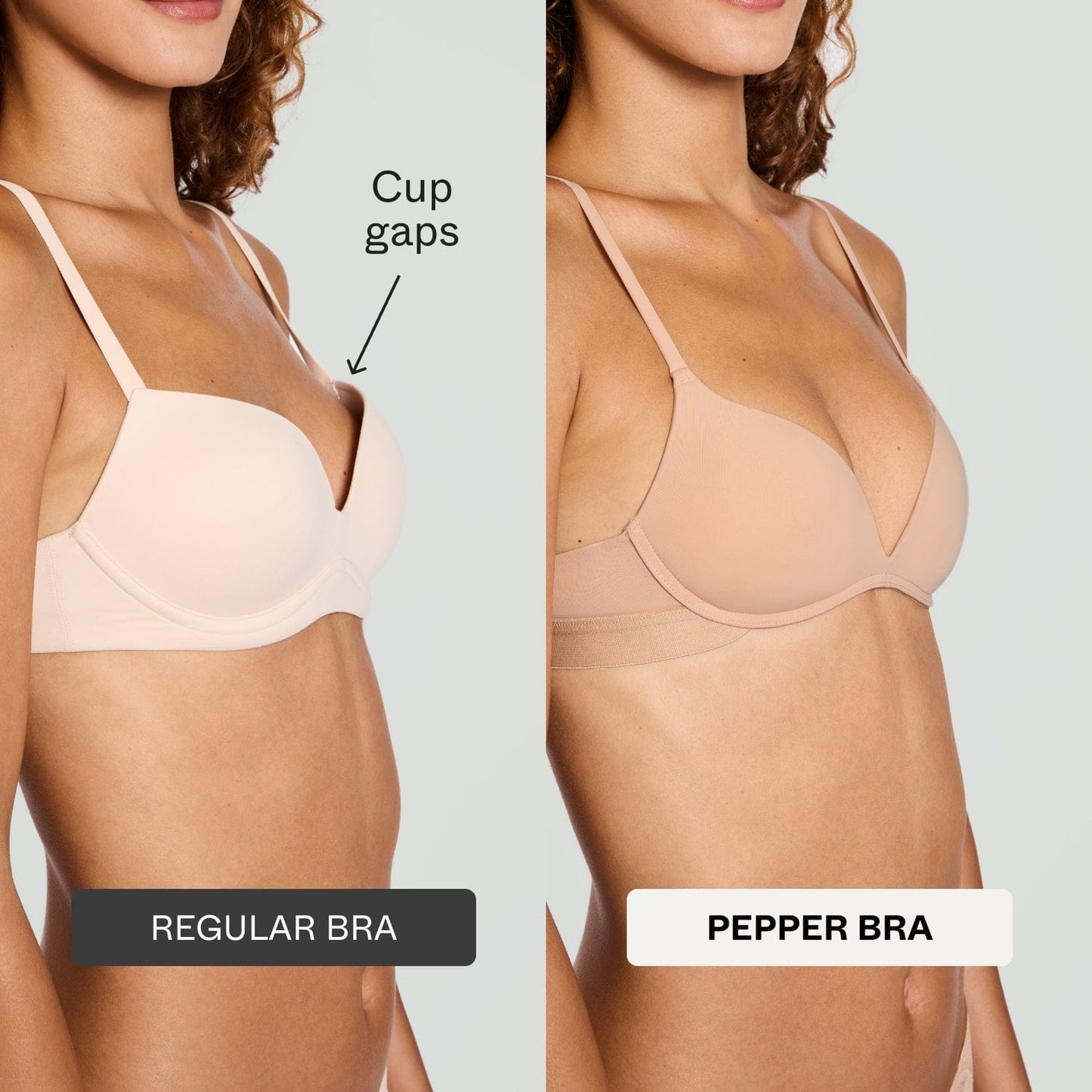 Zero-G Without wires Support Bra Sand