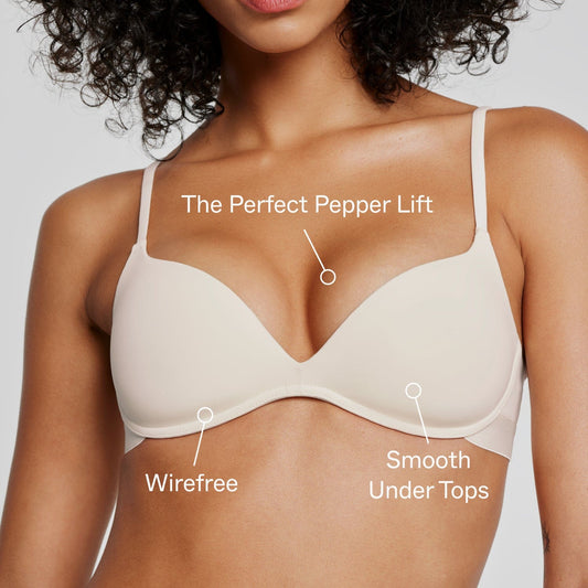 Zero-G Without wires Support Bra Espresso