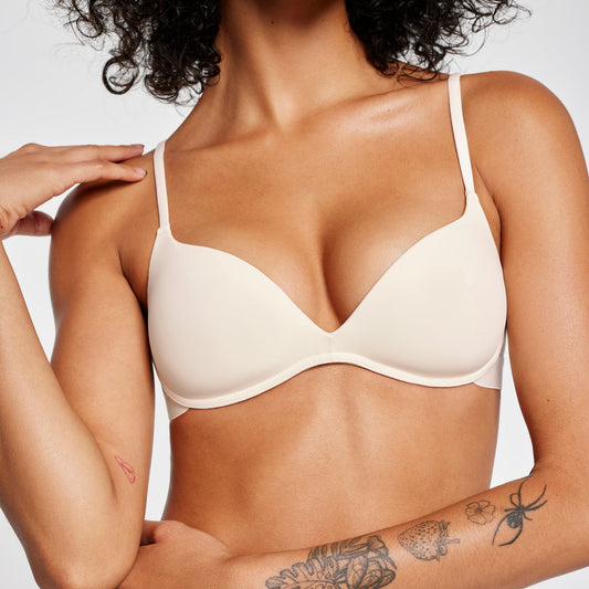 Zero-G Without wires Support Bra Ecru